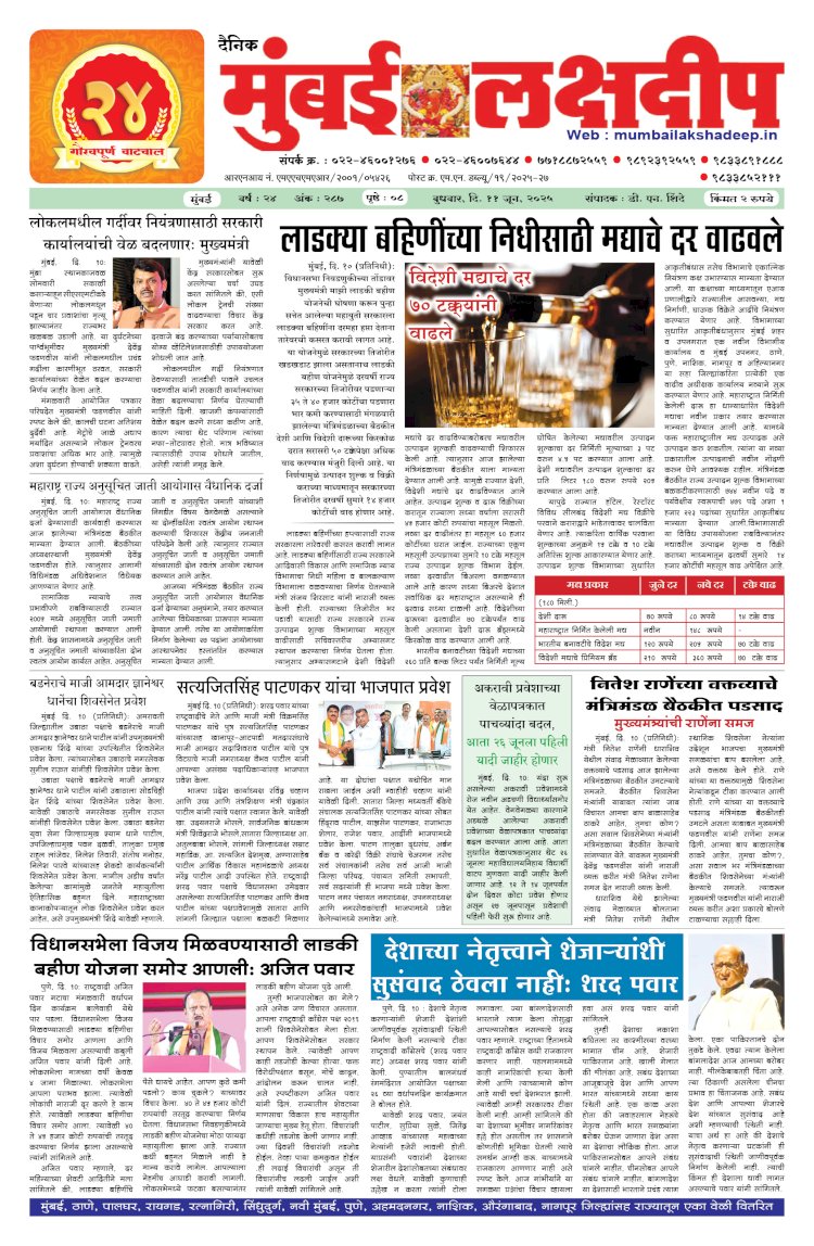 Mumbai Lakshadeep 11-6-2025