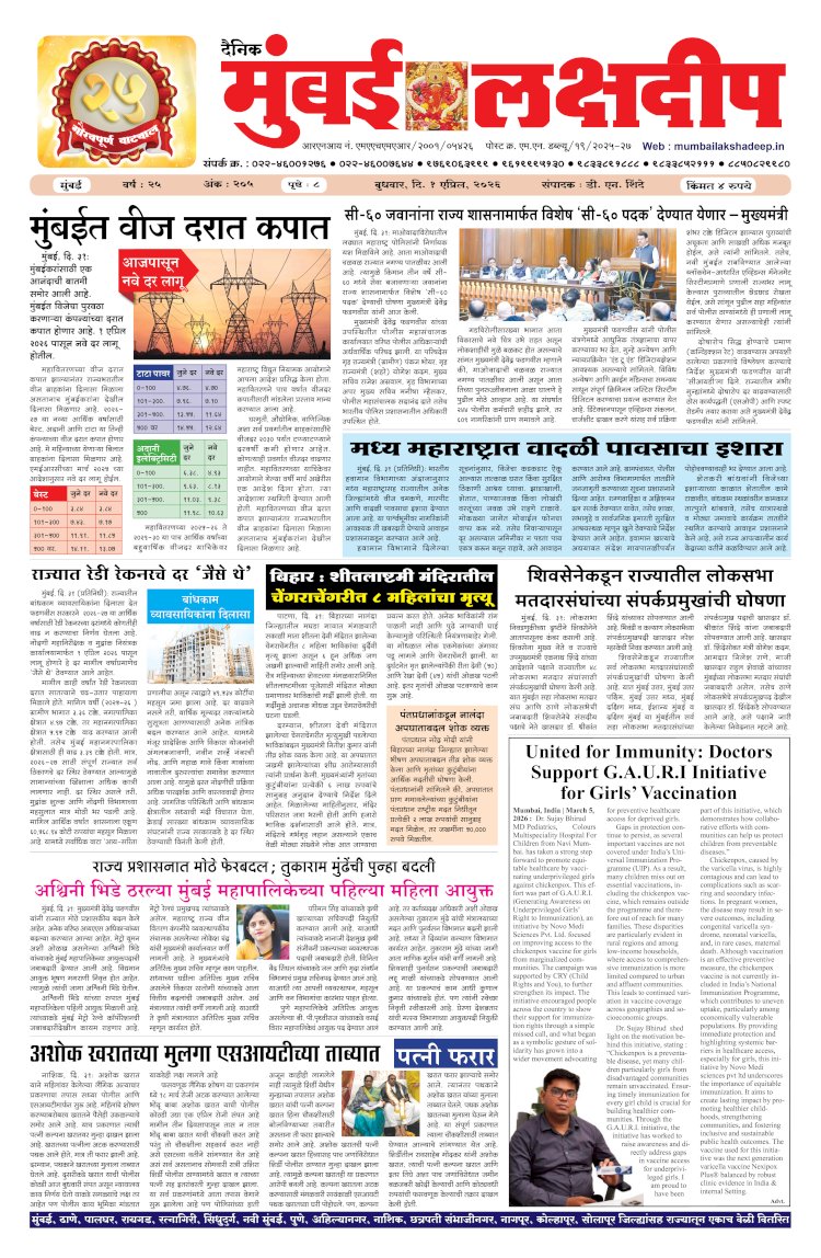 Mumbai Lakshadeep 1-4-2026